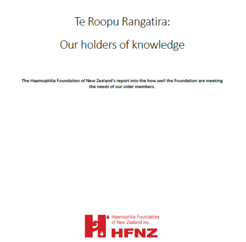 Te Roopu Rangatira: Our holders of knowledge