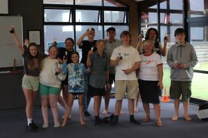The mighty green team at 2024 TYC